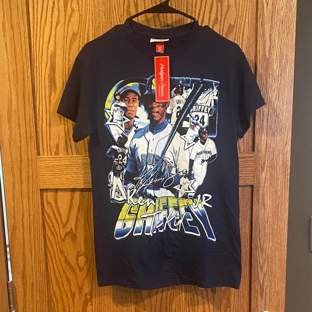 Ken Griffey Jr. Graphic T-Shirt - Black - Small NWT